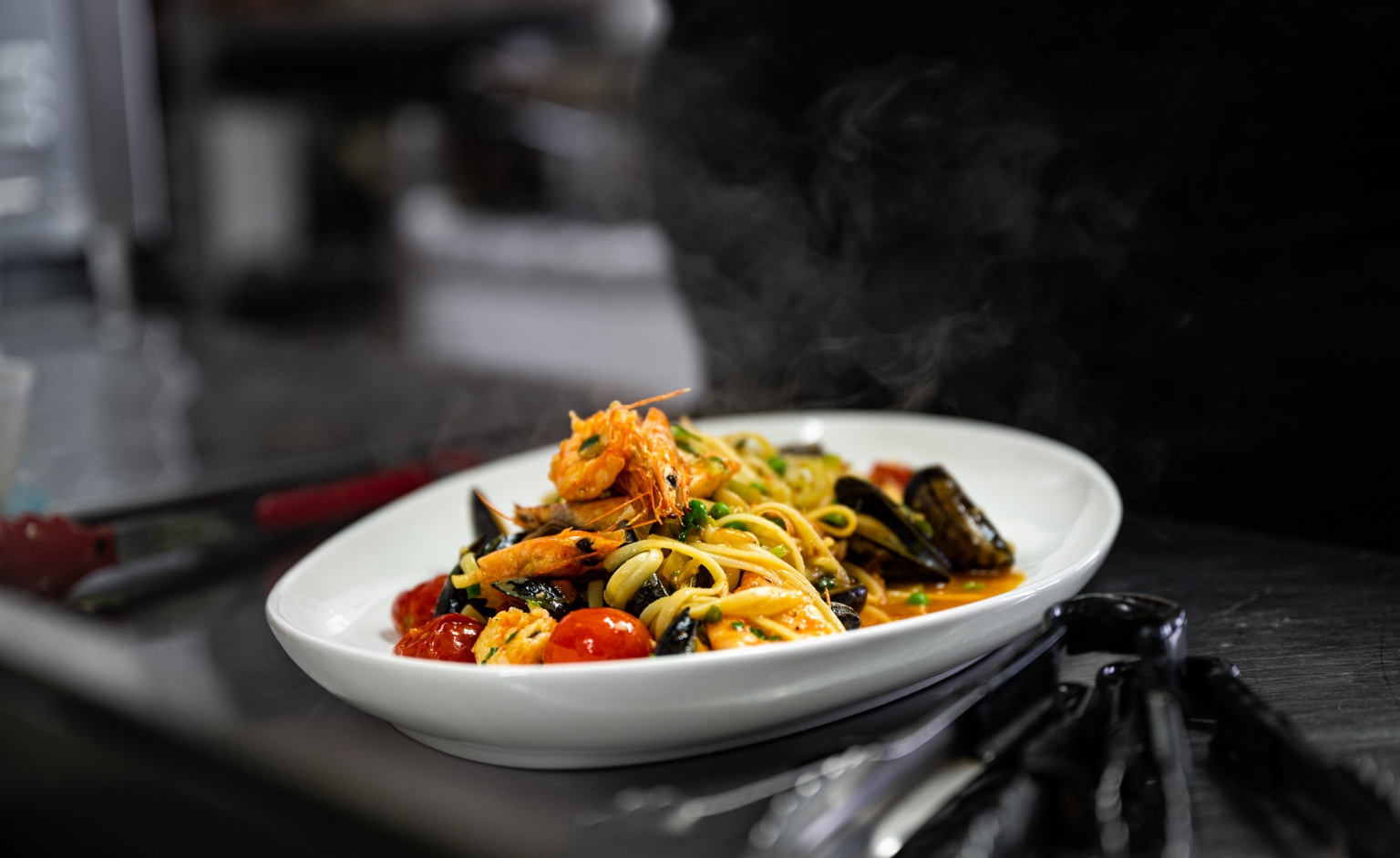 Mediterranes Pastagericht aus der Mythos Küche