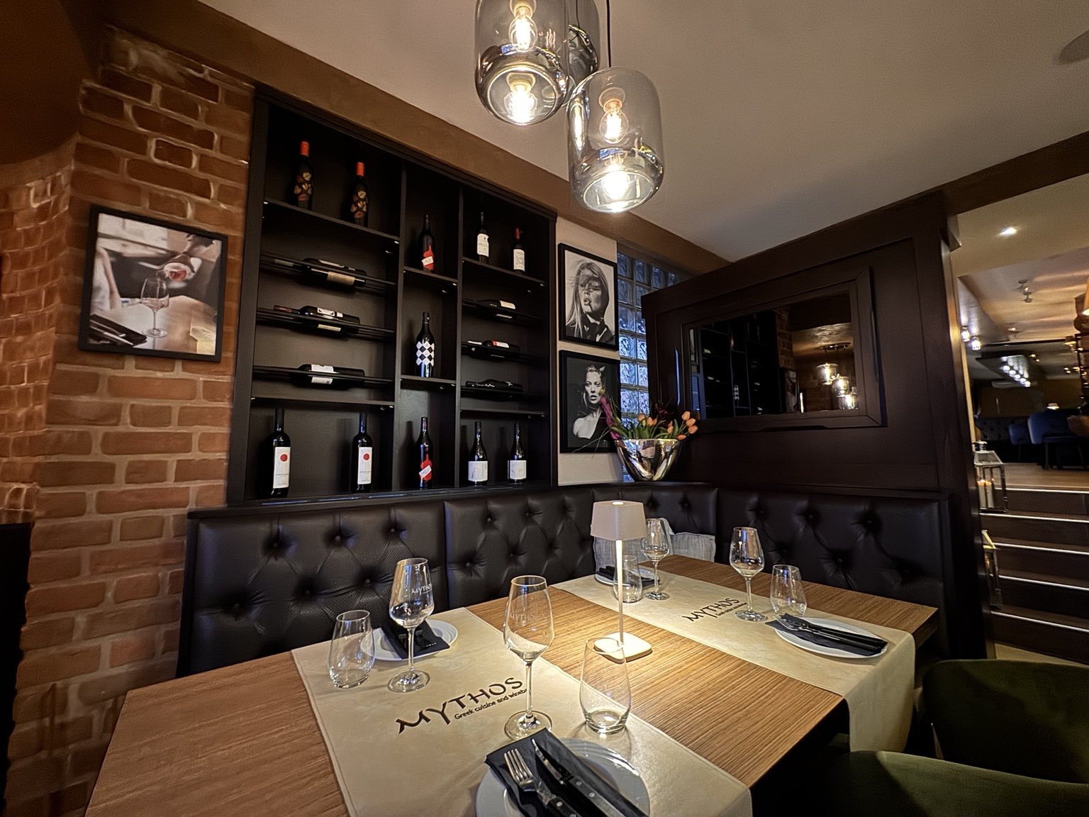 Innenbereich des Mythos Greek Cuisine & Winebar in Dülmen